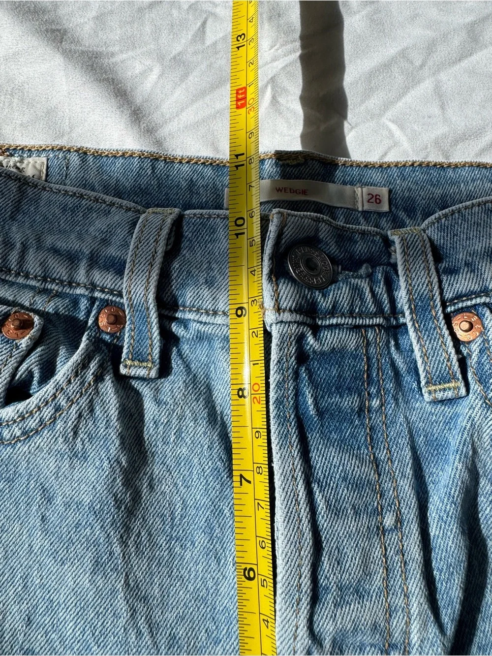 Levi’s Wedgie Classic High-Rise Light Blue Women’s Jeans size 26